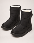 Women's Snow Boots - Plush-Lined Buckle Style, google-safe clean pair hero