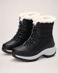 Women's Snow Boots - Faux-Fur Lace-Up Style, google-safe clean pair hero