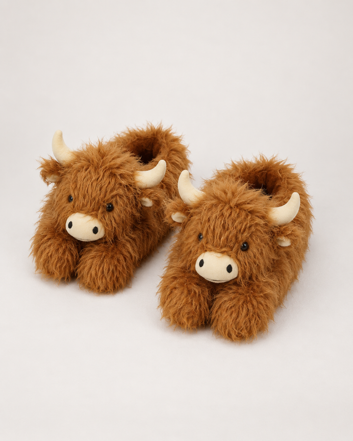 Women's Highland Cow Slippers