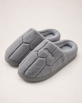 Men's Slippers - Quilted Sport-Patch Style, approved toe-forward google-safe hero