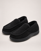 Men's House Slippers - Plaid Warm-Lined Style, google shopping-safe toe-forward hero