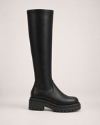Women's Platform Boots – Three Shaft Heights in Knee High, side profile