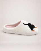 Embroidered Animal Slippers in Dachshund, side profile view