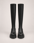 Women's Platform Boots – Three Shaft Heights in Knee High, front view
