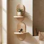 Solenne Arched Wall Planter in Halo Pair — Show an alternate vertical arrangement without changing the product.