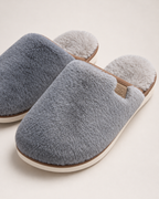 Men's Slippers: Soft Plush House Style, confirmed construction detail
