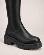 Women's Platform Boots – Three Shaft Heights in Knee High, construction detail
