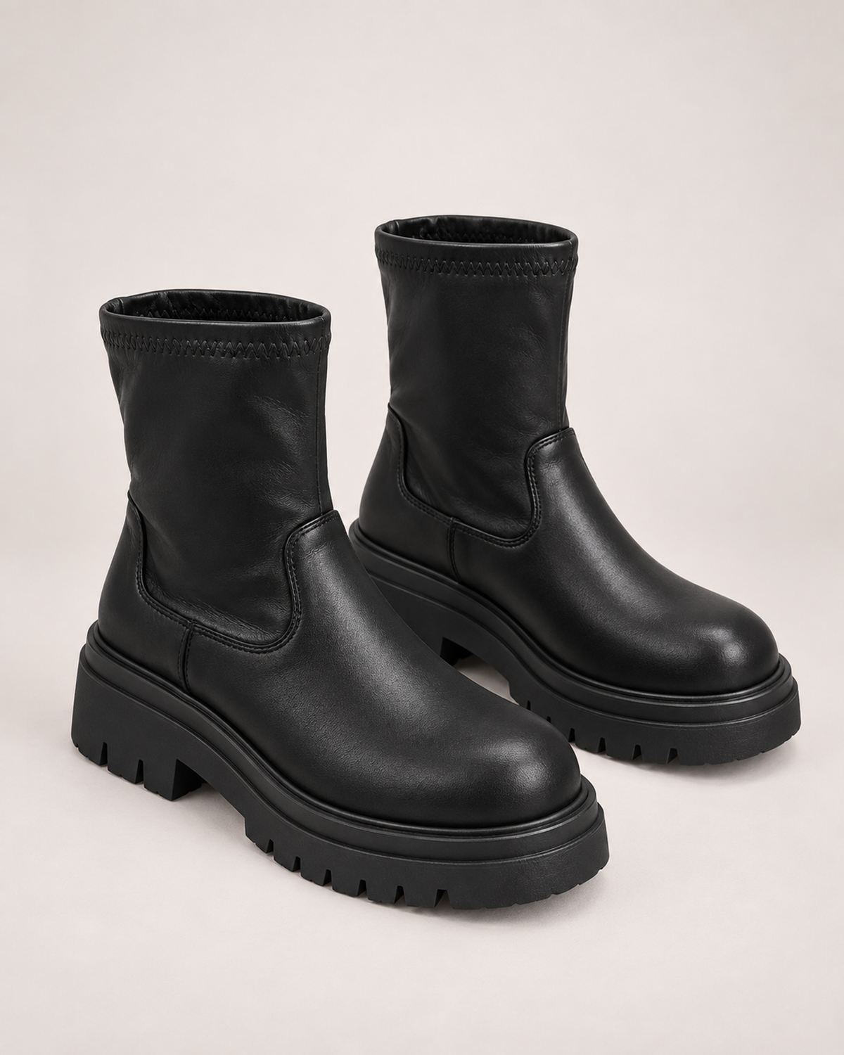 Women's Platform Boots – Three Shaft Heights in Ankle, variant view