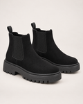 Women's Chelsea Boots – Chunky Platform Style, pair three quarter hero