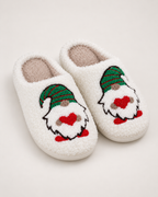 Women's Christmas Slippers – Santa and Gnome Designs in Christmas Gnome