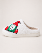 Women's Christmas Slippers – Santa and Gnome Designs, single side profile