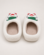 Women's Christmas Slippers – Santa and Gnome Designs, rear heel