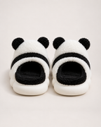 Women's Panda Slippers – Plush Character Style, rear heel