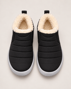 Unisex Winter Boots – Fleece-Lined Slip-On Style, pair elevated top