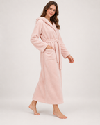 Women's Hooded Fleece Dressing Gown – Seven Designs, controlled step